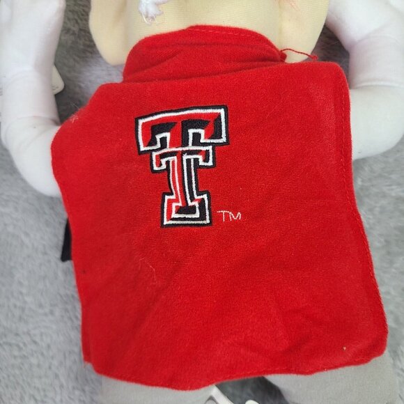 Texas Tech University Red Raiders‎ Plush Doll 16" T4 Plush Doll Figure Mascot - Picture 3 of 8